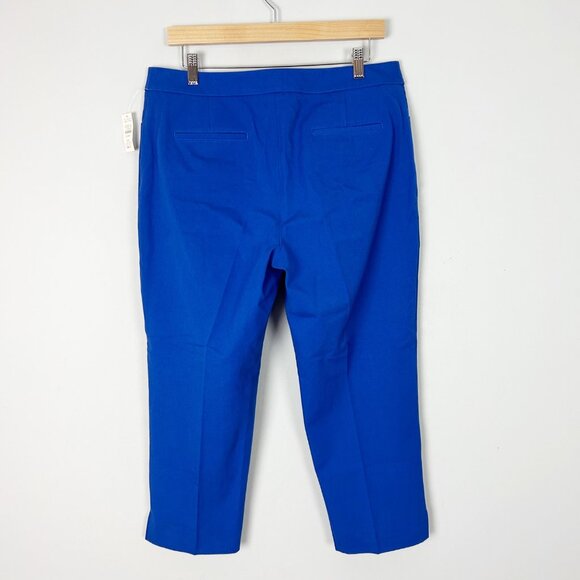 Talbots Vibrant Blue Ankle Pants - Picture 3 of 4